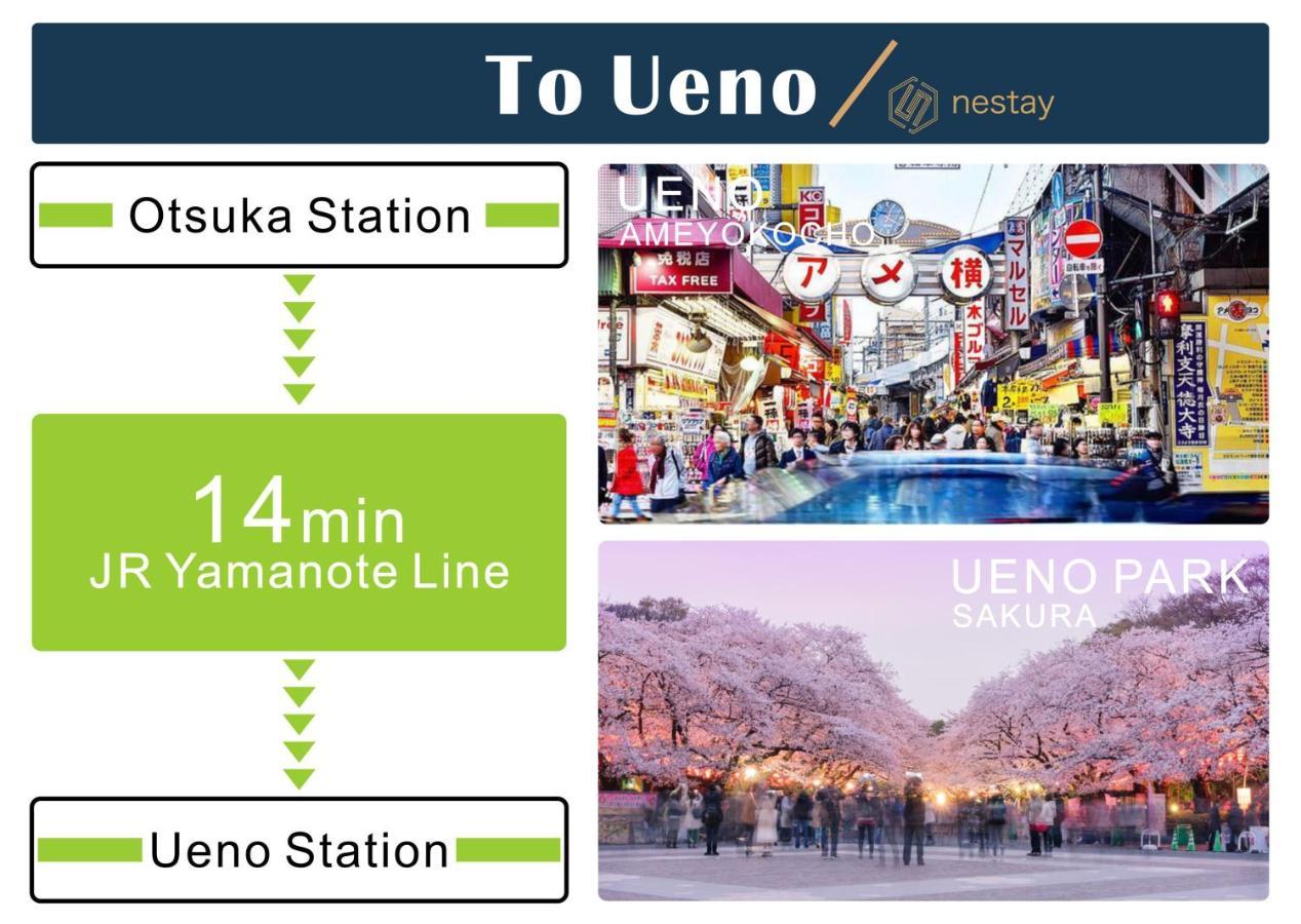 Nestay Inn Tokyo Otsuka 103 Bagian luar foto