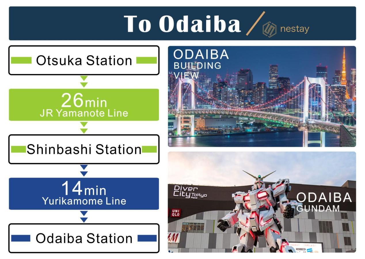 Nestay Inn Tokyo Otsuka 103 Bagian luar foto