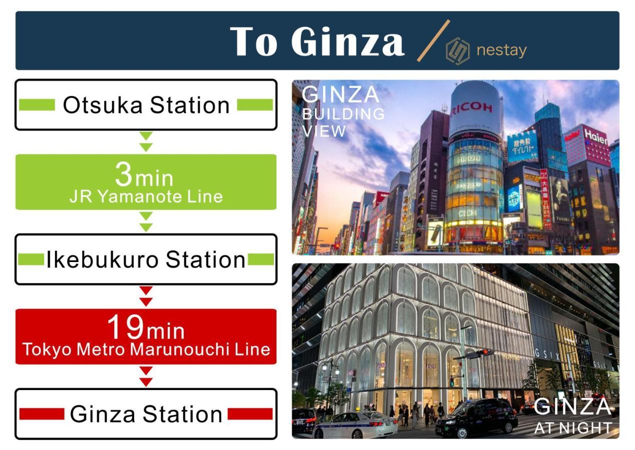 Nestay Inn Tokyo Otsuka 103 Bagian luar foto