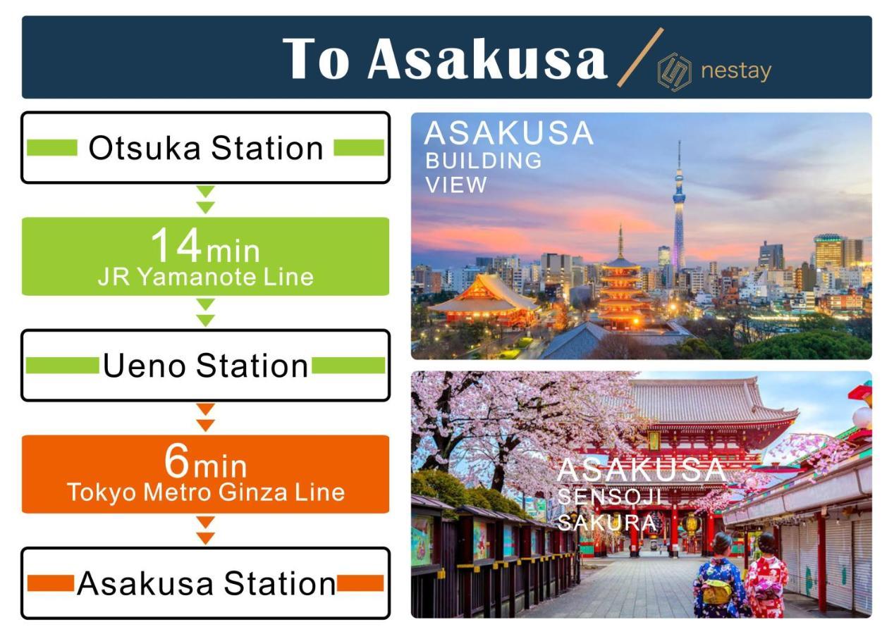 Nestay Inn Tokyo Otsuka 103 Bagian luar foto